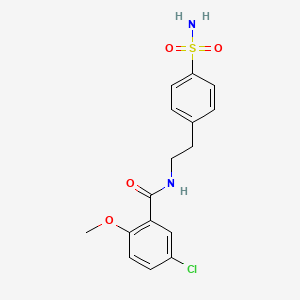 4-[2-(5-chloro-2-methoxybenzamido)ethyl]benzenesulfonamide (71)