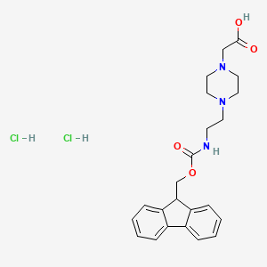 4-[2-(Fmoc-amino)ethyl]piperazin-1-ylacetic acid DiHCl