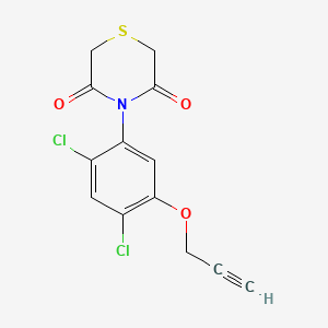 4-[2,4-dichloro-5-(2-propynyloxy)phenyl]-3,5-thiomorpholinedione