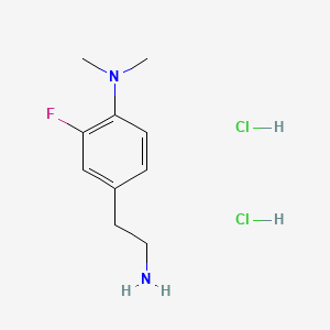 4-(2-Aminoethyl)-2-fluoro-N,N-dimethylbenzenamine dihydrochloride