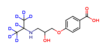 4-(2-Hydroxy-3-isopropylaminopropoxy)benzoic Acid-d7