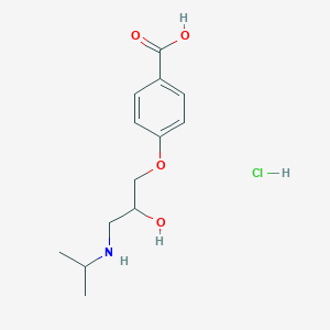 4-(2-hydroxy-3-(isopropylamino)propoxy)benzoic acid hydrochloride