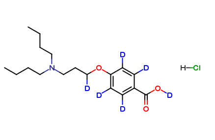4-[3-(Dibutylamino)propoxy]benzoic Acid-d6 Hydrochloride