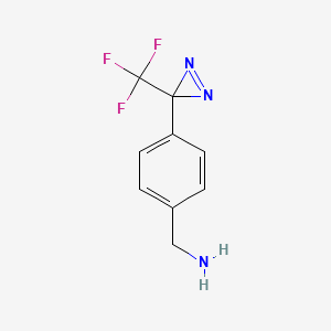 4-[3-(Trifluoromethyl)-3H-diazirin-3-yl]benzenemethanamine