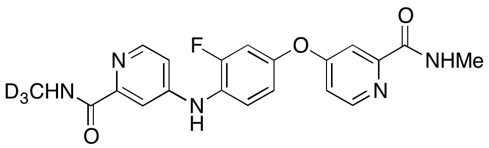 4-(3-Fluoro-4-((2-(methyl-d3-carbamoyl)pyridin-4-yl)amino)phenoxy)-N-methylpicolinamide