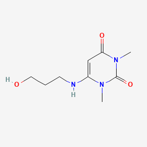 4-(3-Hydroxypropylamino)-1,3-dimethyluracil