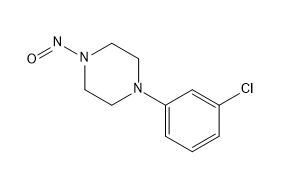 4-(3-chlorophenyl)-1-nitrosopiperazine