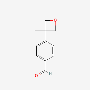 4-(3-methyloxetan-3-yl)benzaldehyde