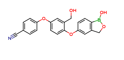 4-(4-((1-hydroxy-1,3-dihydrobenzo[c][1,2]oxaborol-5-yl)oxy)-3-(hydroxymethyl)phenoxy)benzonitrile