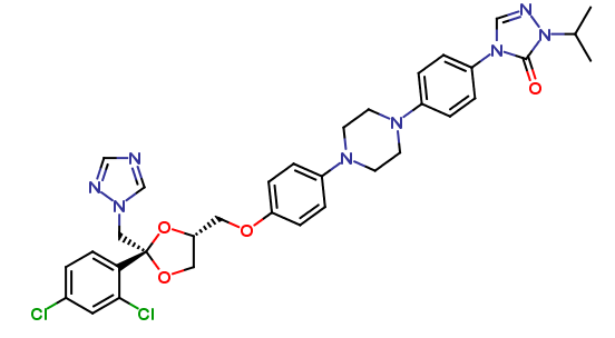 4-(4-(4-(4-(((2S,4R)-2-((1H-1,2,4-triazol-1-yl)methyl)-2-(2,4-dichlorophenyl)-1,3-dioxolan-4-yl)meth