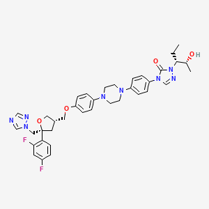 4-(4-(4-(4-(((3S,5S)-5-((1H-1,2,4-triazol-1-yl)methyl)-5-(2,4-difluorophenyl)tetrahydrofuran-3-yl)me