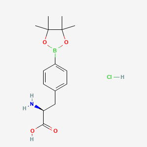 4-(4,4,5,5-Tetramethyl-1,3,2-dioxaborolan-2-yl)-L-phenylalanine hydrochloride