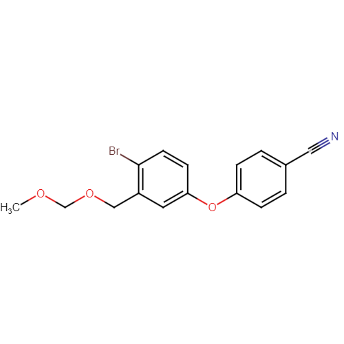 4-[4-Bromo-3-[(methoxymethoxy)methyl]phenoxy]benzonitrile
