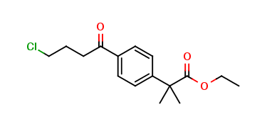4-(4-Chloro-1-oxobutyl)-2,2-Dimethylphenyl acetic acid methyl ester