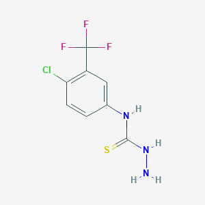 4-[4-Chloro-3-(trifluoromethyl)phenyl]-3-thiosemicarbazide