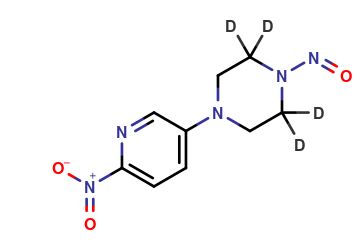 4-(6-Nitro-3-pyridinyl)-1-nitroso-piperazine-2,2,6,6-d4