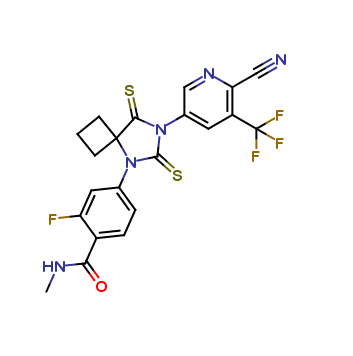4-(7-(6-cyano-5-(trifluoromethyl)pyridin-3-yl)-6,8-Dithioxo-5,7-diazaspiro[3,4]octan-5-yl)-2-fluoro-