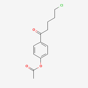 4'-Acetoxy-5-chlorovalerophenone