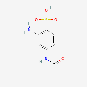 4-(Acetylamino)-2-aminobenzenesulfonic Acid