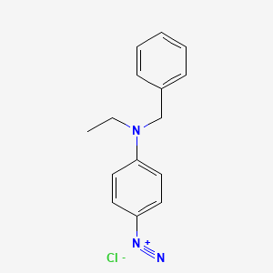 4-[Benzyl(ethyl)amino]benzenediazonium chloride