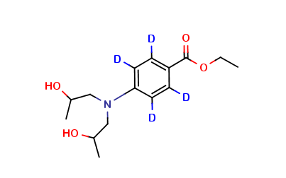 4-[Bis(2-hydroxypropyl)amino]benzoic Acid-d4 Ethyl Ester