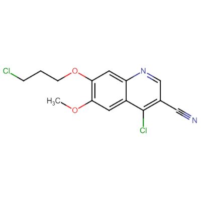 4-​Chloro-​7-​(3-​chloropropoxy)​-​3-​cyano-​6-​methoxyquinoline