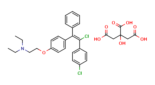 4'-Chloro Clomiphene Citrate(E/Z Mixture)