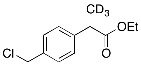 4-(Chloromethyl)-a-methyl-benzeneacetic Acid Ethyl Ester-d3