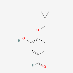 4-(Cyclopropylmethoxy)-3-hydroxybenzaldehyde