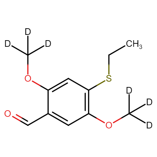 4-(Ethylthio)-2,5-di(methoxy-d3)benzaldehyde