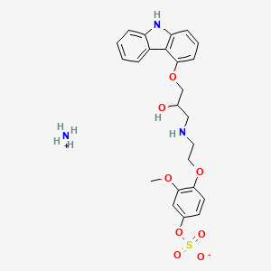 4'-Hydroxyphenyl Carvedilol Sulfate Ammonium Salt