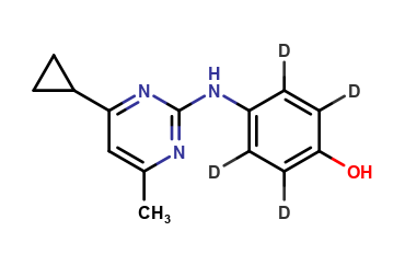 4'-Hyroxy Cyprodinil-D4