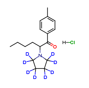 4’-Methyl-a-pyrrolidinohexanophenone-d8 Hydrochloride