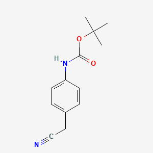 4-(N-BOC-Aminophenyl)acetonitrile