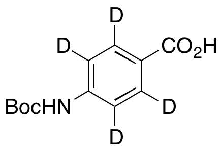 4-(N-tert-Butoxycarbonyl)aminobenzoic Acid-d4