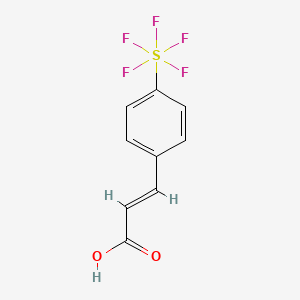 4-(Pentafluorosulfur)cinnamic acid