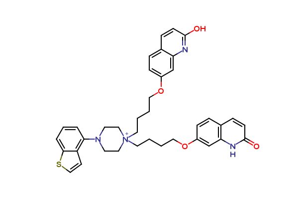 4-(benzo[b]thiophen-4-yl)-1-(4-(2-hydroxyquinolin-7-yloxy)butyl)-1-(4-(2-oxo-1,2-dihydroquinolin-7-y