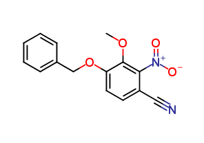 4-(benzyloxy)-3-methoxy-2-nitrobenzonitrile