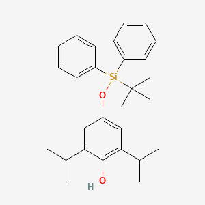 4-(tert-Butyldiphenylsilyl)hydroxy Propofol