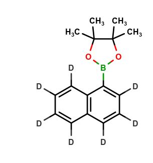 4,4,5,5-Tetramethyl-2-(1-naphthalenyl-2,3,4,5,6,7,8-d7)-1,3,2-dioxaborolane