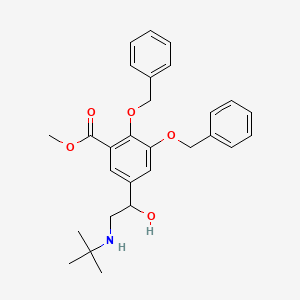 4,5-Dibenzyl-5-hydroxy Albuterol Acid Methyl Ester