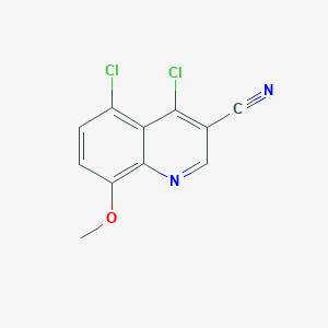 4,5-Dichloro-8-methoxyquinoline-3-carbonitrile
