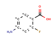 4-Amino-2-fluorobenzoic acid 13C6