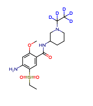 4-Amino-N-(1-ethyl-3-piperidinyl)-5-(ethylsulfonyl)-2-methoxybenzamide-d5