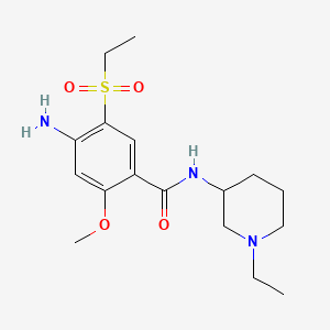 4-Amino-N-(1-ethyl-3-piperidinyl)-5-(ethylsulfonyl)-2-methoxybenzamide