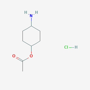 4-Aminocyclohexyl acetate--hydrogen chloride (1/1)
