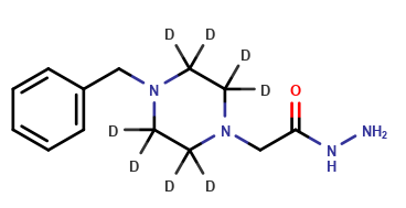 4-Benzyl-1-piperazineacetic Acid-d8 Hydrazide