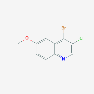 4-Bromo-3-chloro-6-methoxyquinoline