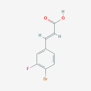 4-Bromo-3-fluorocinnamic acid