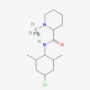 4-Chloro Mepivacaine-13C,d3